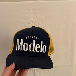ModelCo Navy and Yellow Trucker Hat